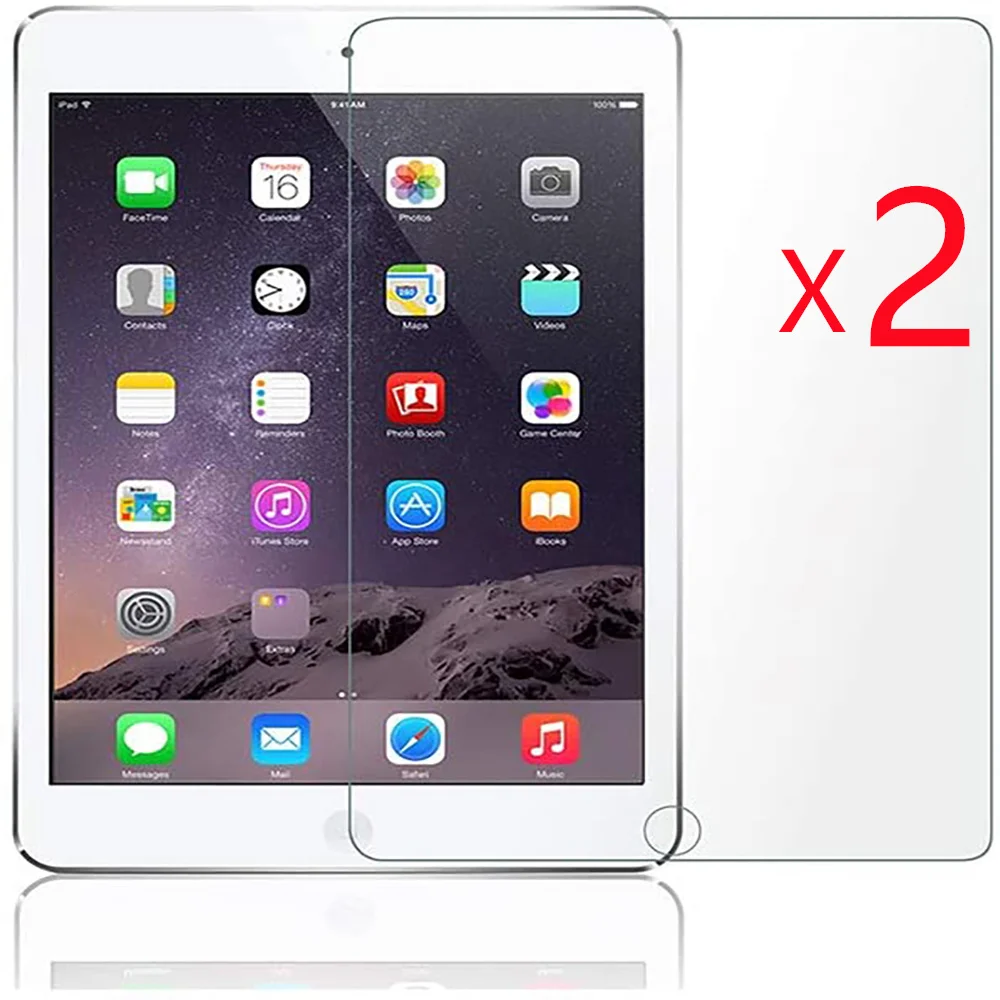 2 Pcs Tablet Screen Protector for IPad Pro Pro 11 inch/Pro 10.5/Pro 9.5 A1673 9H Premium Tempered Glass Protective Film Cover