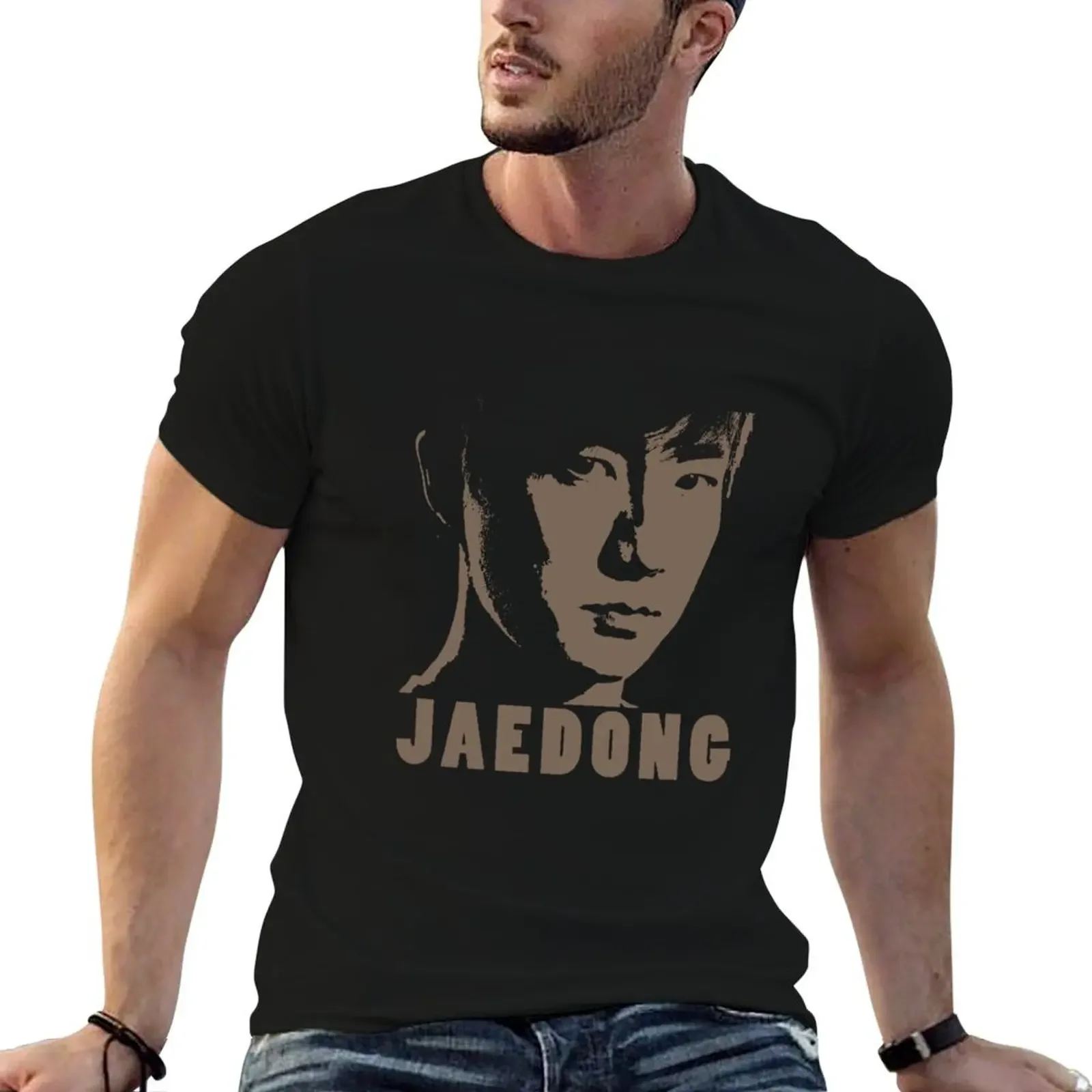 Jaedong T-Shirt man t shirt korean fashion cute tops essential t shirt men graphic t shirts