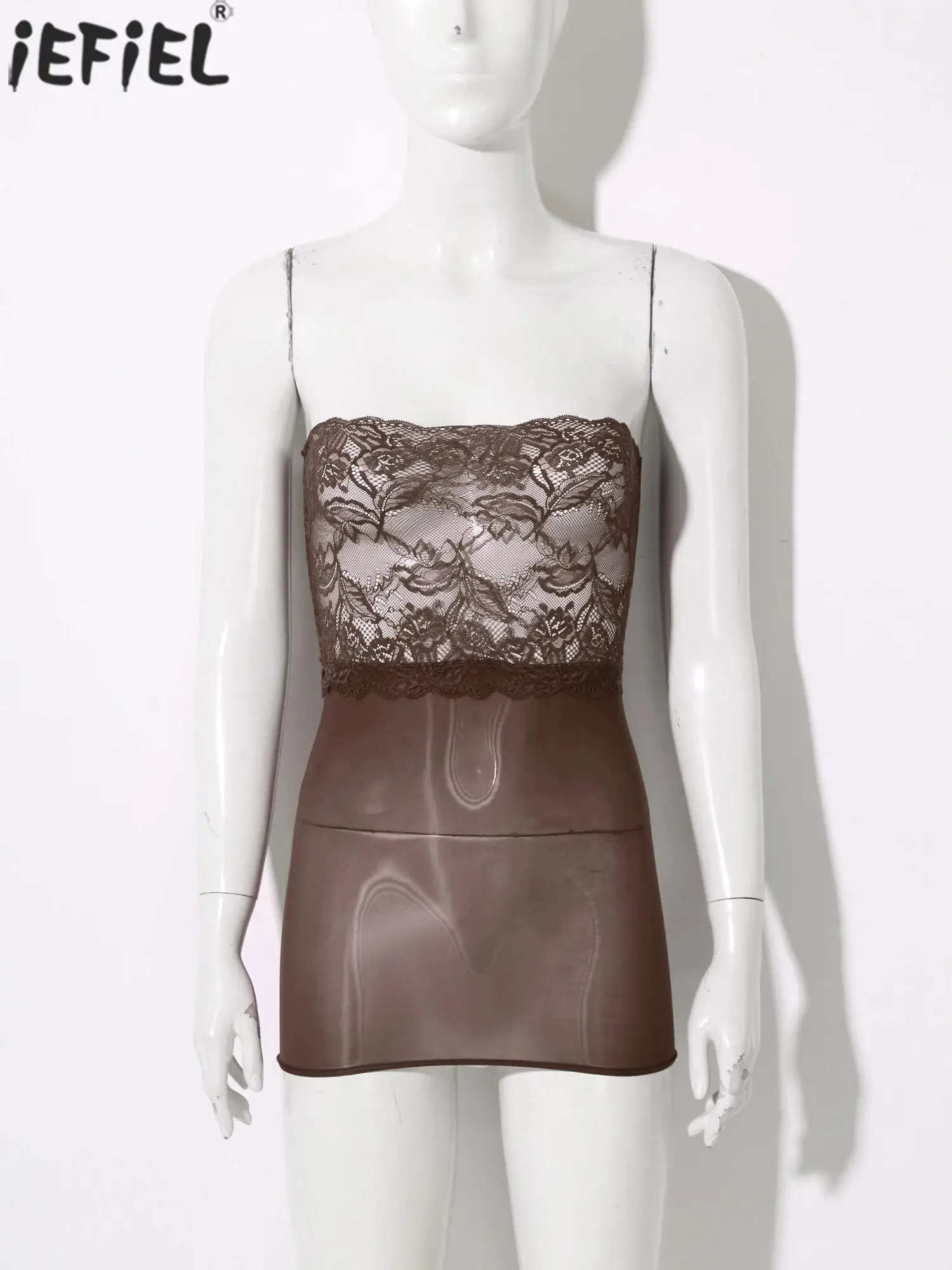 

Женское ультратонкое кружевное платье с цветочным принтом для сна без бретелек, облегающее бедра, облегающее платье-карандаш, соблазнительное грязное ночное платье-труба, ночная рубашка