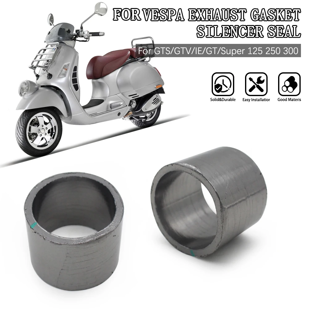 

Exhaust Pipe Gasket Silencer Seal Muffler Accessories Spare Part Fit For Vespa GTS GTV IE GT 125 250 300 cc