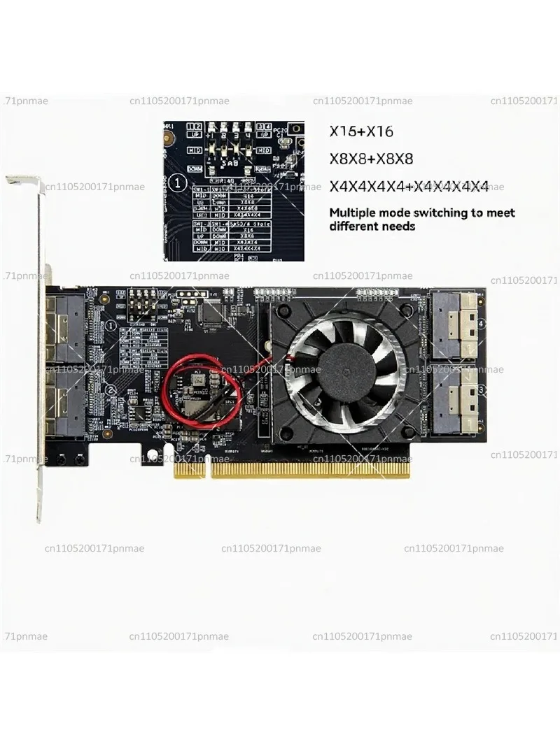 External Graphics Card PCIe Expansion Module for M.2 NVMe SSD U.2, Tool-Free Installation, Compatible with Desktop