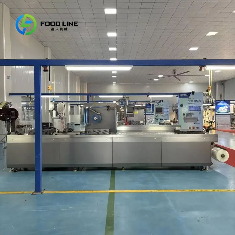 Semi-Automatic Thermoforming Vacuum Packing Machine for Fish Balls Cheese Meat Eggs Stretch Film Customized Multi-Function