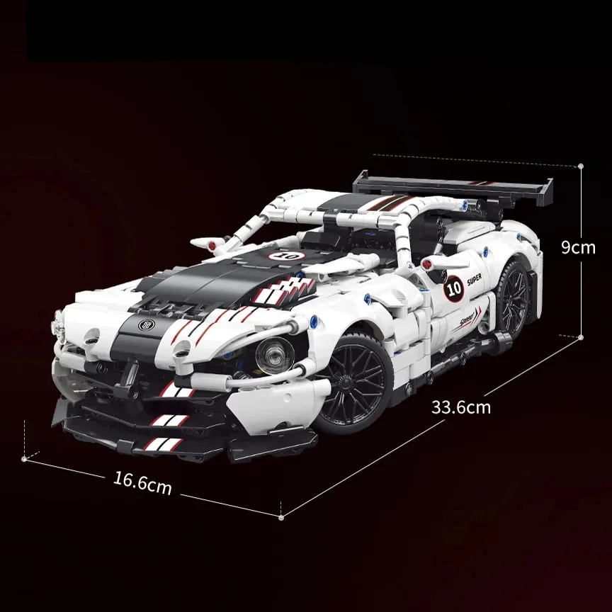 1:14 High-tech Series City Viper Sport Car Building Blocks Technical Racing Vehicle Bricks Model Toys For Kid Birthday Gifts MOC