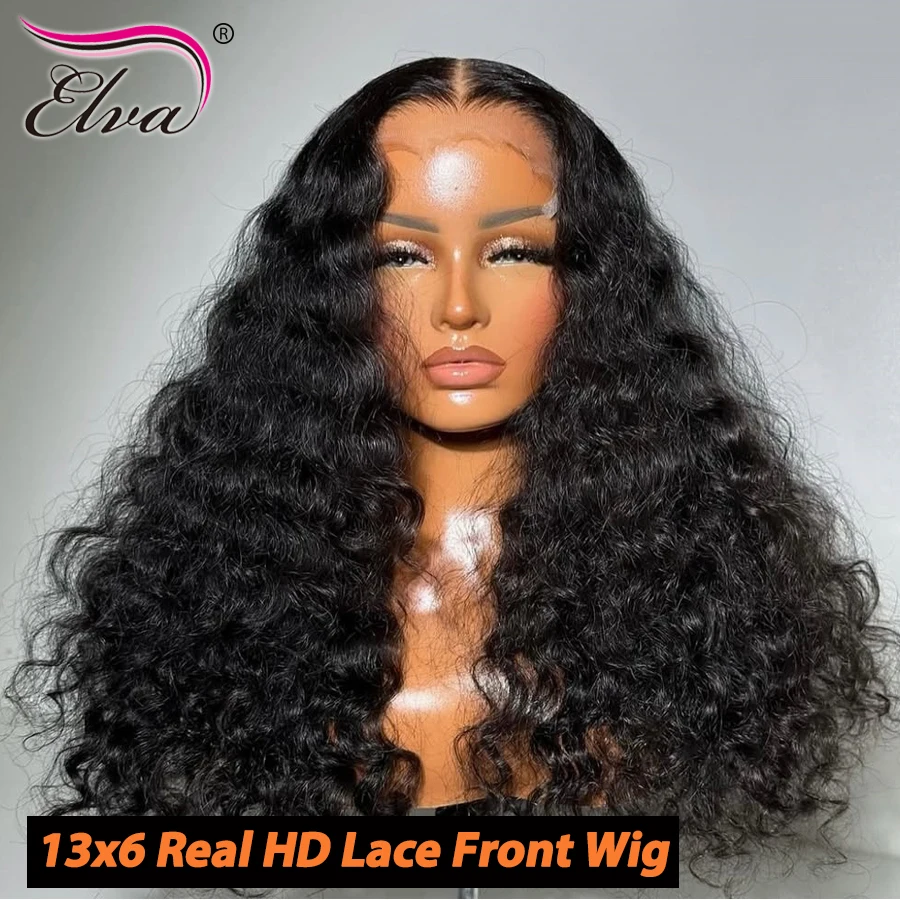 250% البورمية مجعد 9X6 ارتداء الذهاب HD الدانتيل إغلاق شعر مستعار غلويليس قبل قطعها باروكة من شعر طبيعي جاهزة للذهاب الباروكات الشعر البرازيلي للمرأة #1