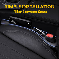 2X Car Seat Gap Filler Between Seats Crevice Interior Decoration Auto Accessories For Toyota Corolla CHR RAV4 Yaris Camry Prado