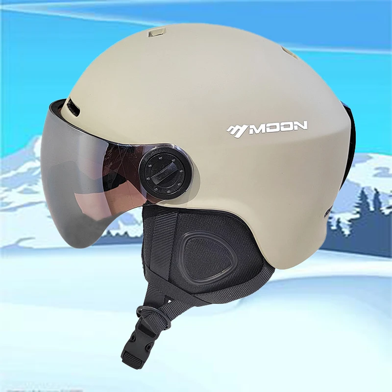 Skiing Helmet High Quality Ski Skateboard Snowboard Motorcycle Professional Ski Helmets Men Women Anti Impact Snowmobile Helmets