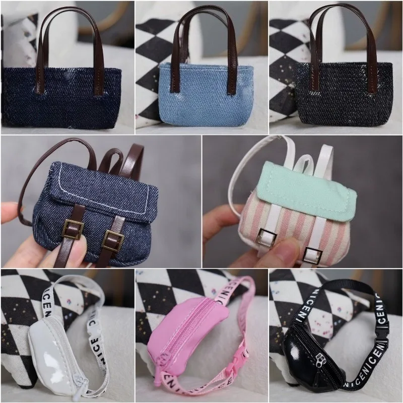 1/6 BJD Doll Bag Cute Mini Purse Versatile Outdoor Accessories for 1/6 BJD Blythe OB11 Dolls