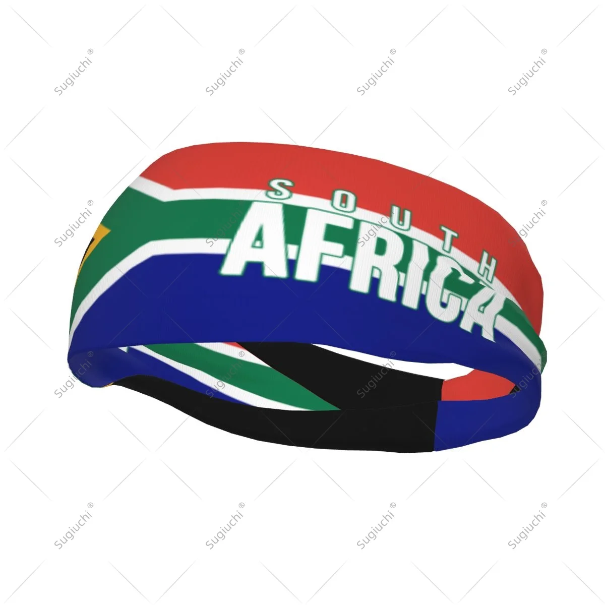 

Men Women South Africa Flag Elastic Wide Headbands For Yoga Fitness Tennis Running Gym Sports