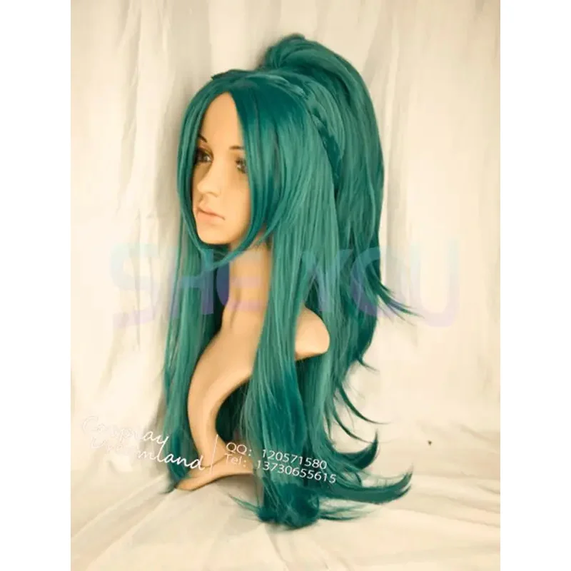 Tyrande Whisperwind Cosplay Costume Wig Heat Resistance Fibre Cap