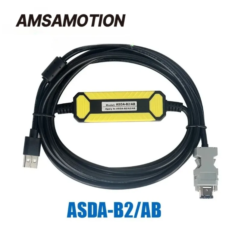 ASDA B2 ASDA-B2/AB/A2 Programming Cable for Delta Servo Motor Driver Debugging Data Line  ASD-CNUS0A08