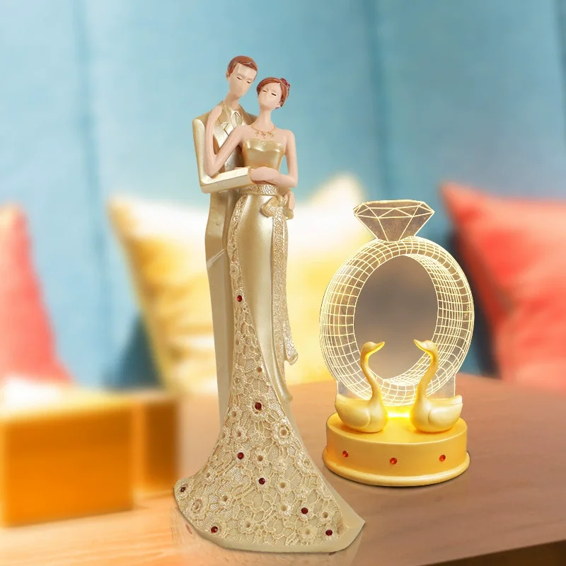 Wedding ornaments Home decoration ornaments Wedding gifts Room knick knacks ins wind ornaments Home accessories