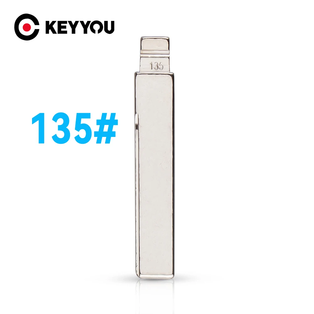 

KEYYOU оригинальный сменный флип-ключ с дистанционным управлением, заготовка для автомобильного ключа для HAIMA Flip Remote Key 135 # НЕТ. 135