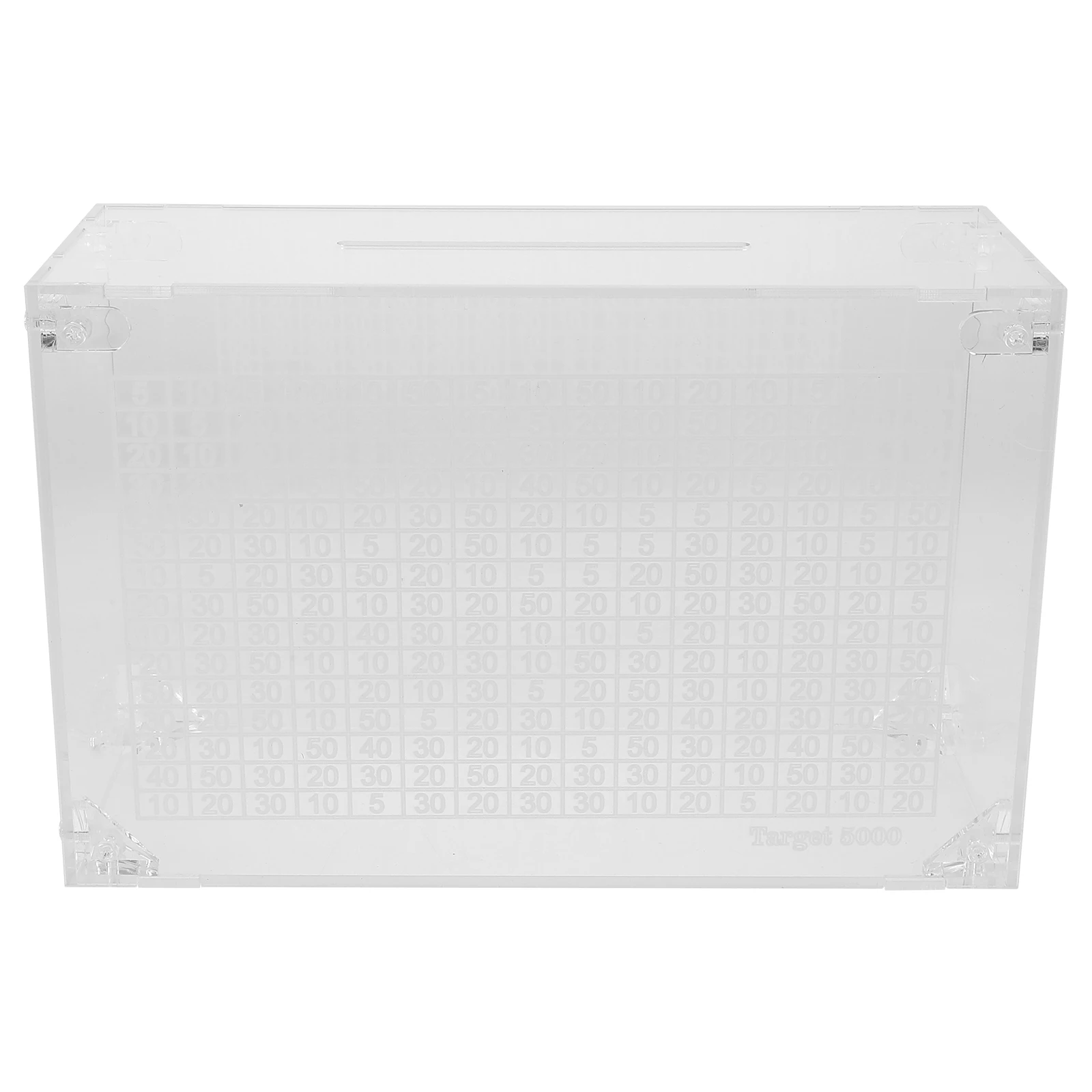 

Transparent Acrylic Piggy Bank Coin Counter Jar Money Box for Coins Creative Design Home Decoration Savings Challenge 5000