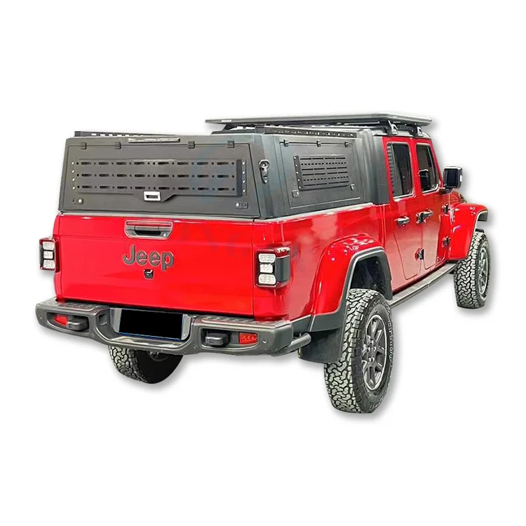 Custom Truck Bed Cover Waterproof Steel Hardtop For Hilux Pickup Truck Canopy Topper High Cover