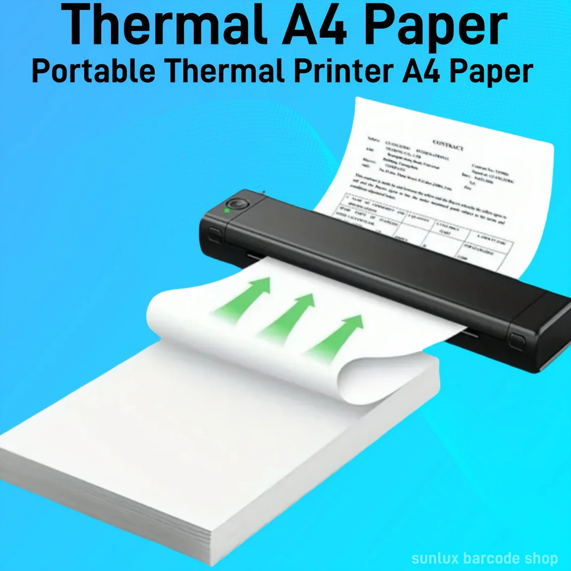 

​M08F US Letter Printer A4 Thermal Paper Compatible with M832/M833/M834/M83 Series Portable Label/Receipt/Medical Form Printing
