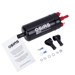 OSIAS EFI Inline High Pressure Fuel Pump Universal Replacement Bosch 0580464070 MegaSquirt Carbon Commutator made,E85 compatible