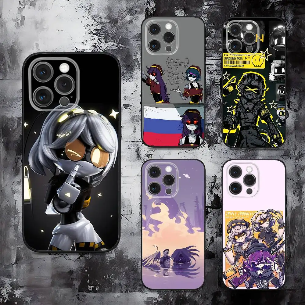 

M-Murder D-Drone Phone Case For iPhone 16,15,14,13,12,11,Pro,Max,Plus,X,XS,SE,E,Mini,Soft Silicone Black Case