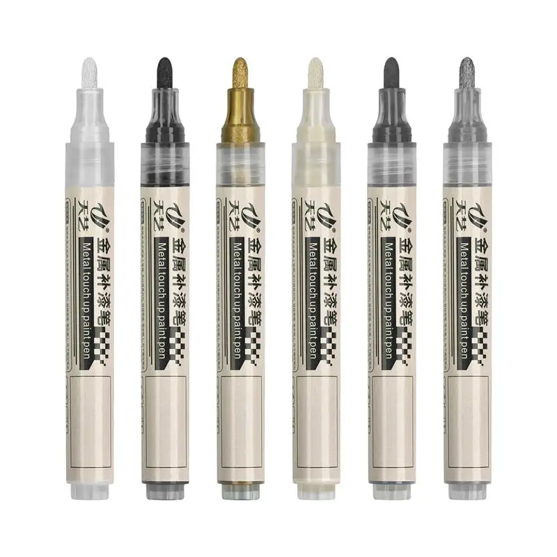 1pcs Mirror Marker Pen Metal Touch Up Paint Pen DIY Reflective Paint Pens Mirror Markers Chrome Signature Art Craftwork
