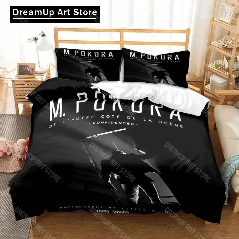 

3D Print Fashion Matt M Pokora Bedding Set Boys Girls Twin Queen Full Size Duvet Cover Pillowcase Bed Adult Bedroom