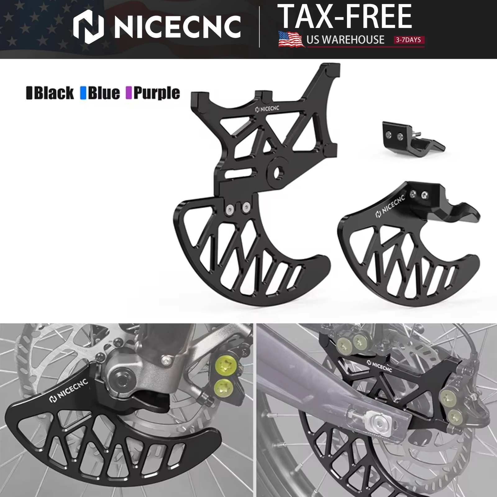 

2025 2024 для Surron Light Bee X S Surron Ebike, защита переднего и заднего тормозного диска, крышка вилки, комплект защиты суппорта заднего звездочки