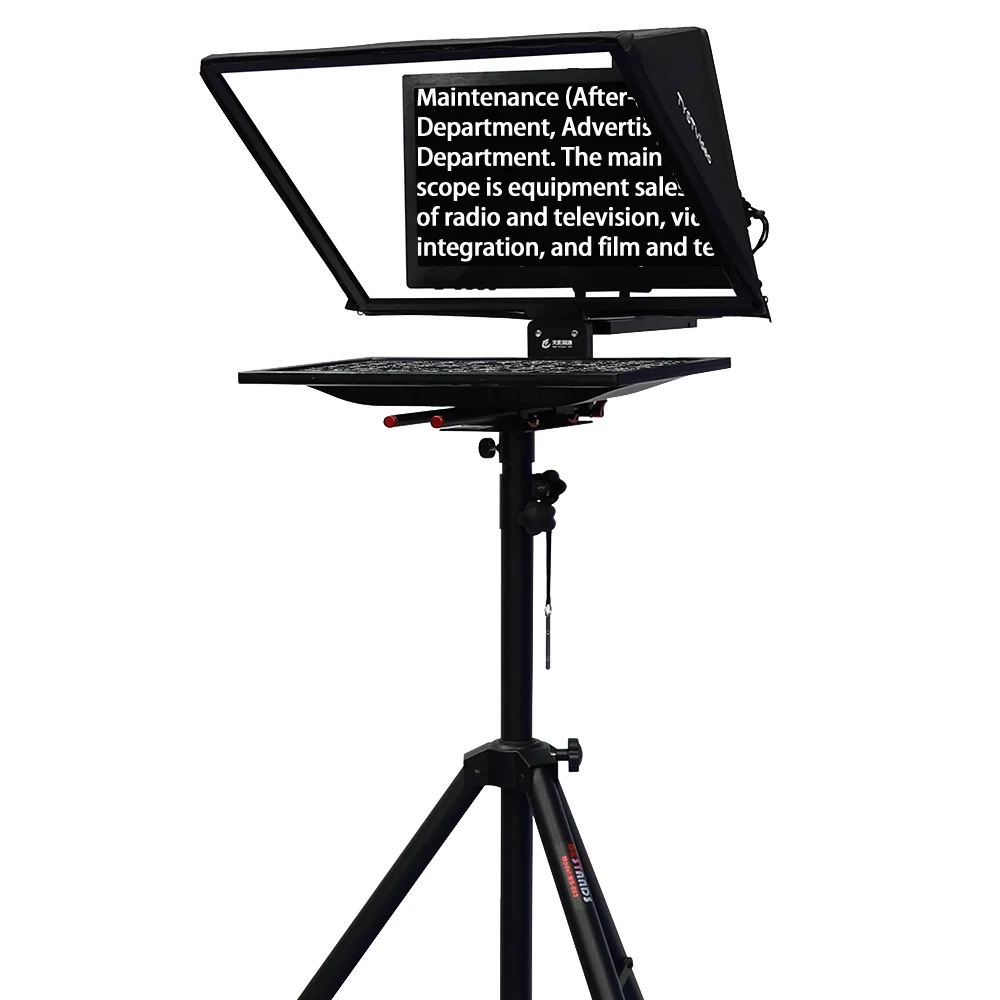 TYSTvideo Estudio de radiodifusión profesional, teleprompter, estudio de 24 pulgadas, utilizado para espectáculo en vivo