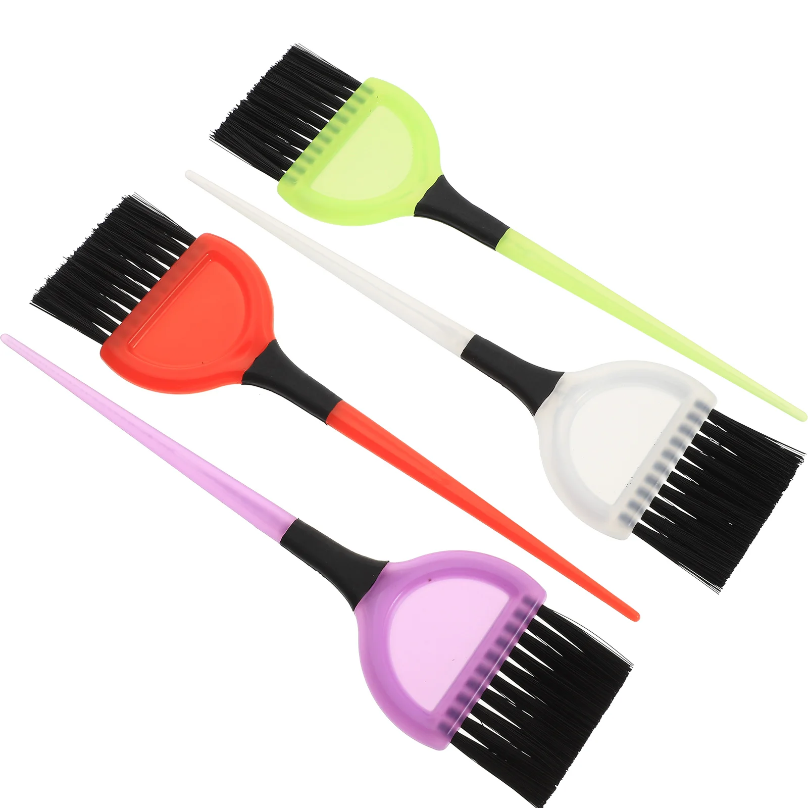 

4 Pcs Baking Brush Dye Tools Kit Salon Quality Hair Making Comfort Handle Anti Slip For Home Hair Coloring Combs