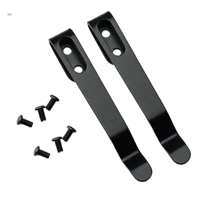 Outdoor Gadget Back Clip Knife Belt Clip Outdoor Multifunctional Convenient Clip Supplies Stainless Steel Clamp