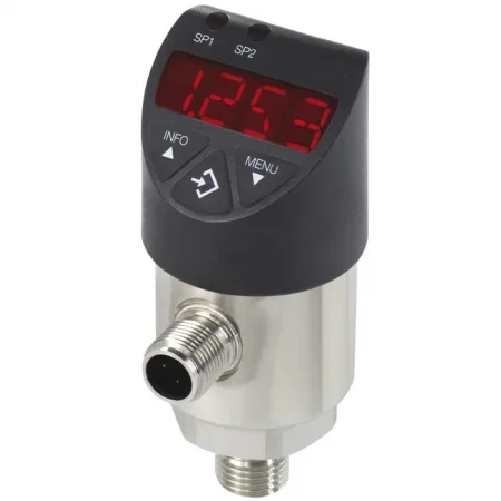 PT300 PNP Adjustable Electronic Pressure Switches -1 to 600 bar with Digital Display for Hydraulic Pumps Pneumatic Liquids
