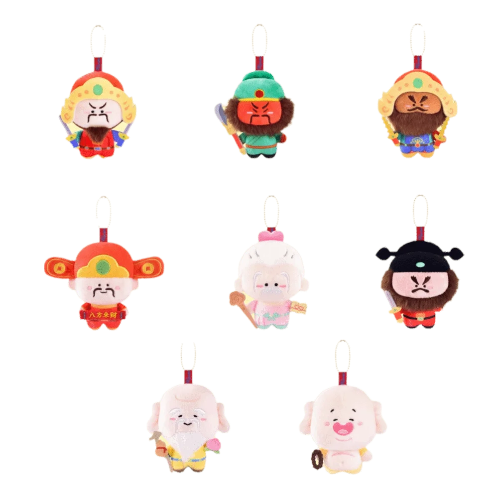 

Набор из 12 магнитных брелоков: Гуаньинь, Бог богатства, Лунный Владыка, Юйчи Гун, Китайский Бог, магнит на холодильник, Чжун Куй, Татхагата