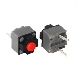 【50-10PCS】Mute button 6*6*7.3 Silent switch wireless mouse Square mute micro switch button M330 M220 repair parts replace