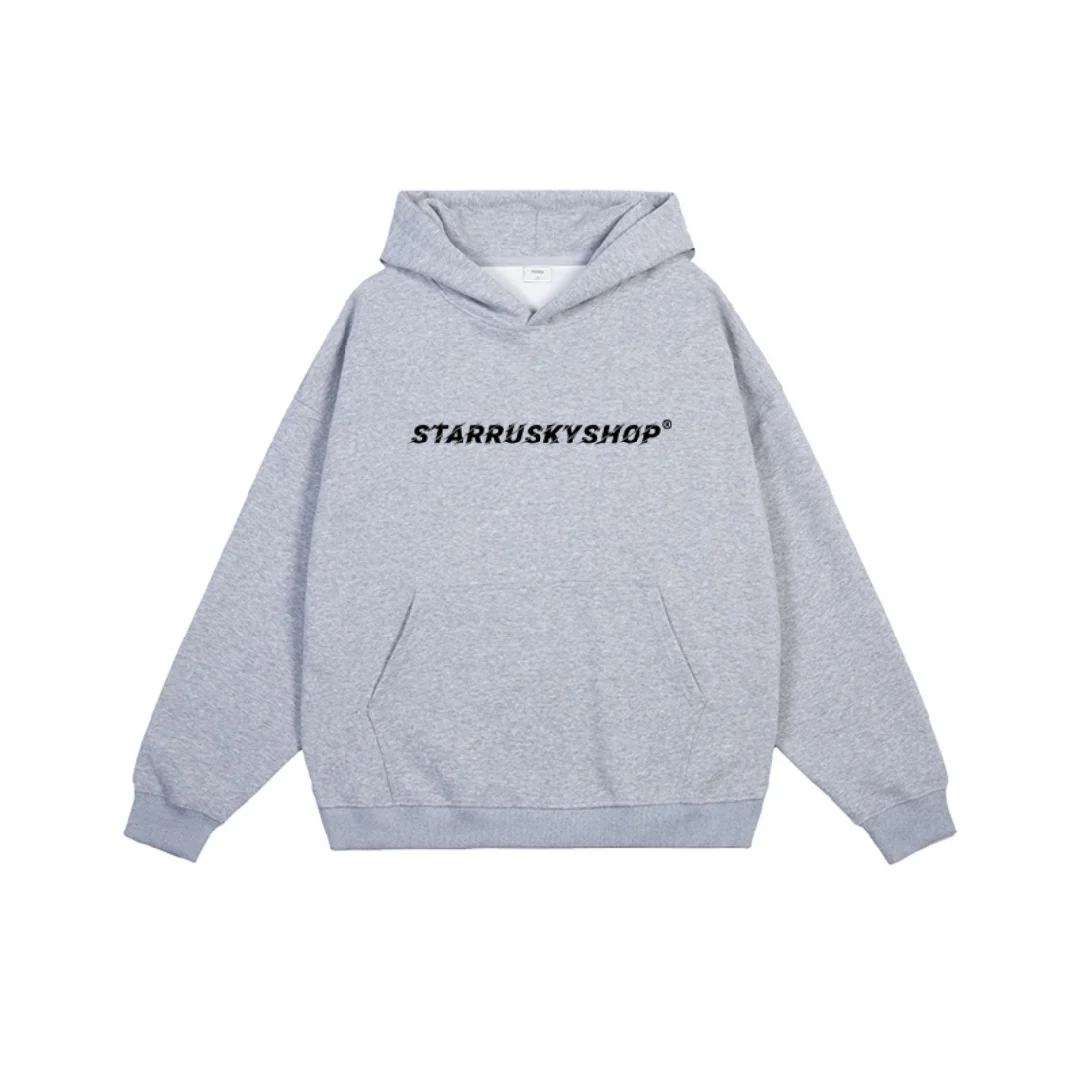 A trendy brand letter graphic hoodie Pure Cotton Spring And Autumn Luxury Niche Brand Fashion Men's And Women's Y2K Hoodie