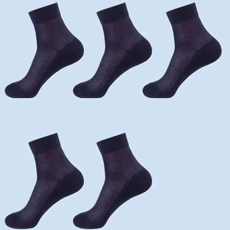 Chaussettes mi-tube en maille fine pour hommes, chaussettes Big Feet, taille extra large, grande taille, 5/10 paires