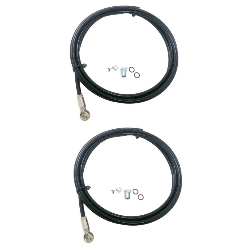 2X Bike Bicycle 2 Meter Brake Hose Kit For Formula R1 R1R Ro Rx T1 Mega Line Tube + Oil Needle+Olive+Rubber Rings