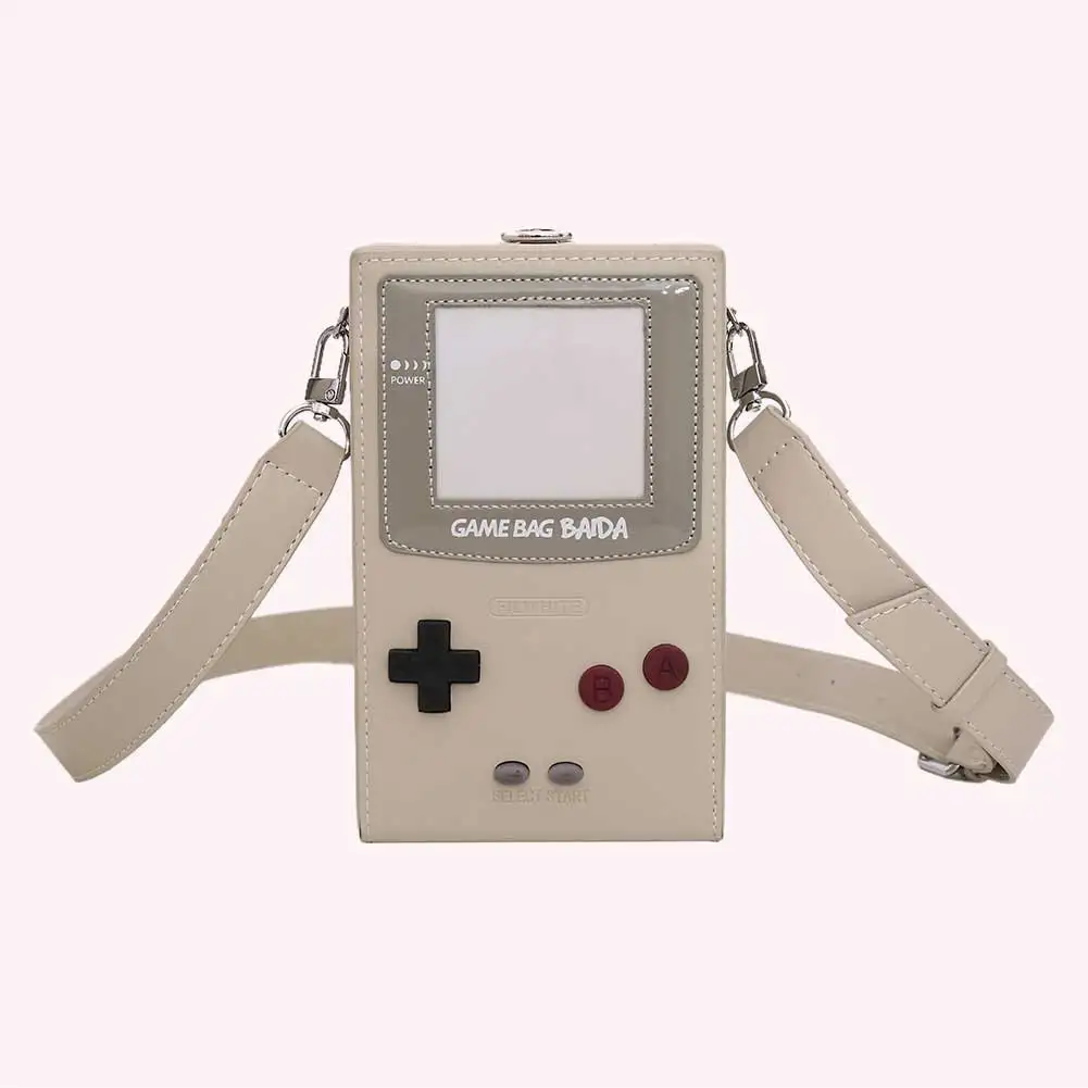 

Crossbody Bag for Women Game Console Shape Messenger Bag PU Leather Adjustable Strap Small Purse for Work Travel