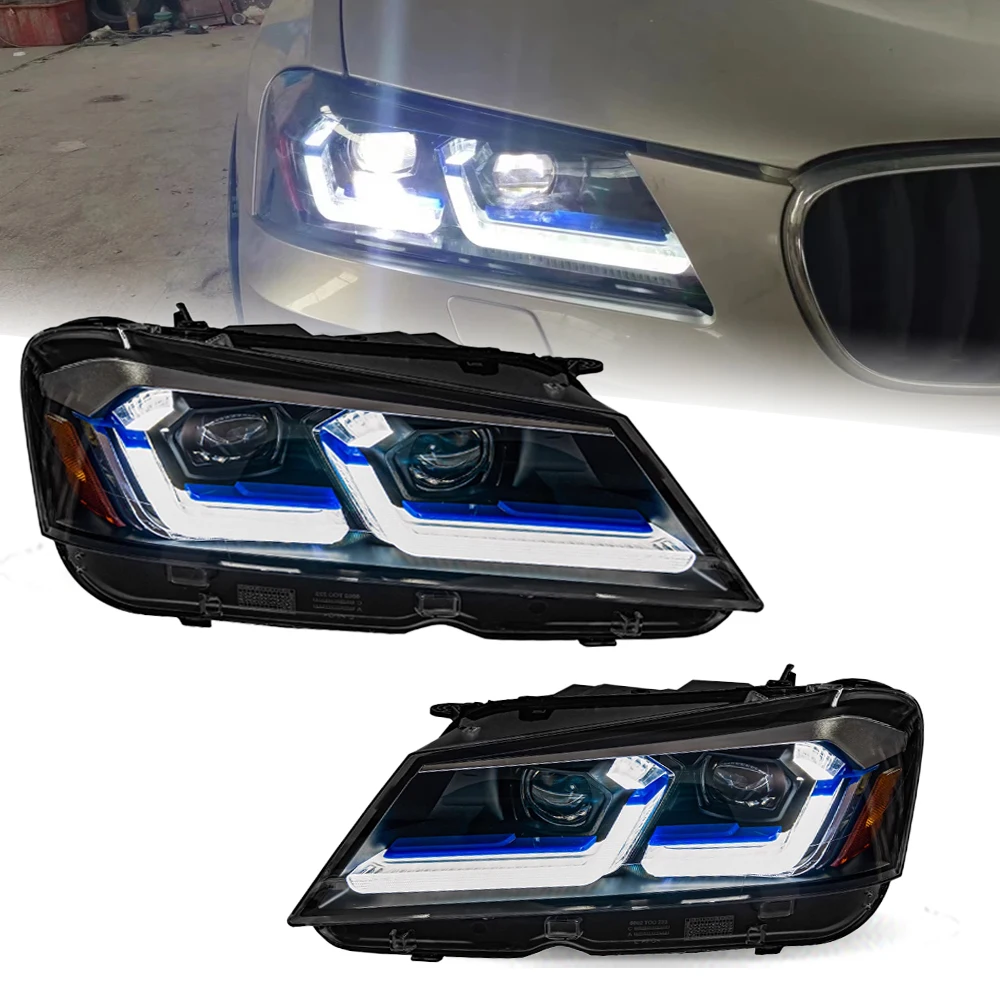 Headlight For BMW X3 F25 LED Headlights 2010-2013 Head Lamp Car Styling DRL Signal Projector Lens Auto Accessories Lights