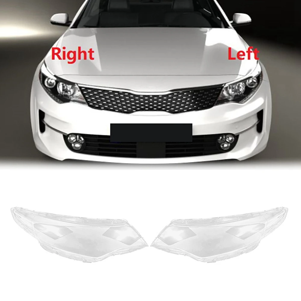 For Kia K5 Optima 2016 2017 2018 Right Headlight Shell Lamp Shade Transparent Lens Cover Headlight Cover