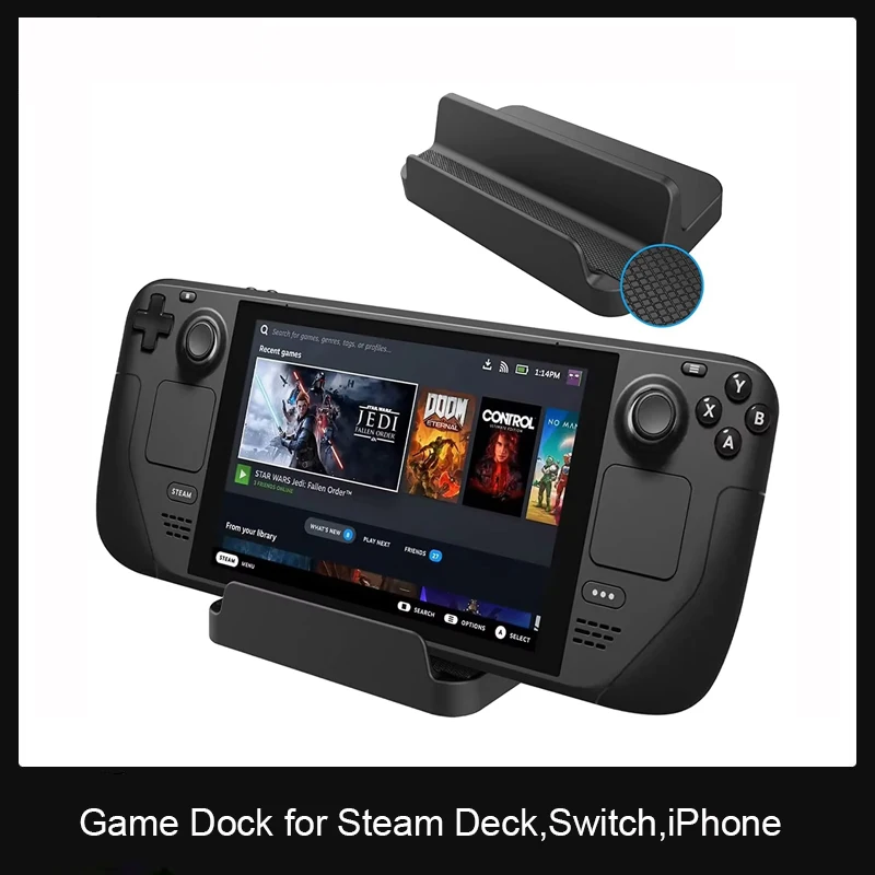 Game Console Holder Bracket for Nintendo Switch OLED / Switch / Lite Stand Base Storage Stand for Steam Deck Game Accessories