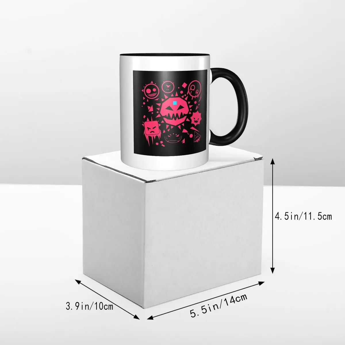 Just Shapes And Beats Design Mug Funny Ceramic Coffee Cups Tea Mugs Milk Cup Drinkware Gifts for Friends