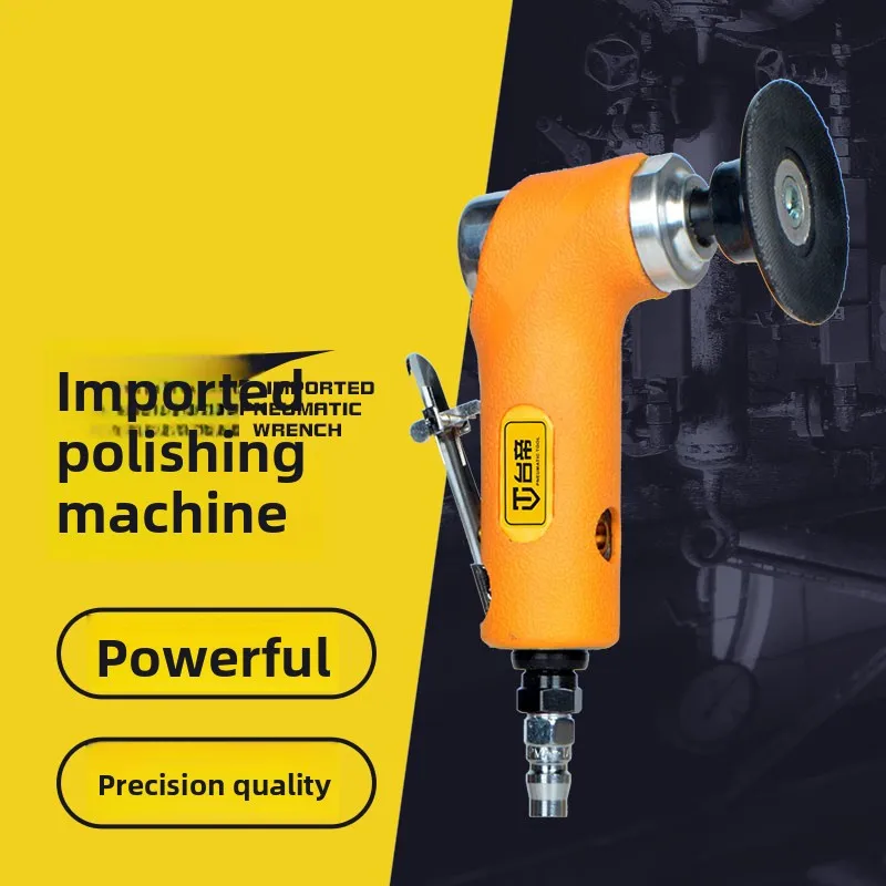 Taiwan Tai Di At-7119 Rotary Sanding Disc Grinder Right-Angle Pneumatic Sanding Machine 3inch Pneumatic Grinding Wheel Machine
