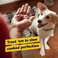 Beef Jerky Dog Treats, Premium Quality Raw Protein Warps for Dogs, Bite-Sized Training Treats & Food Topper, Cat Friendly 5