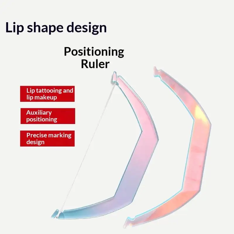 Lip Line Stencil Template Waterproof Lip Makeup Auxiliary Tool 1Pcs Cosmetic Shaper for Party Full Lip Look Shaping