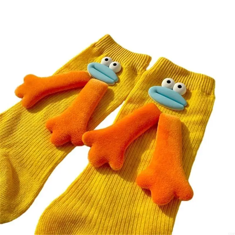 

Y3NE 1 Pair Cotton Dress Socks Simple Ankle Socks Trendy Bootie Socks Cartoon Doll Calf Socks for Womens Streetwear