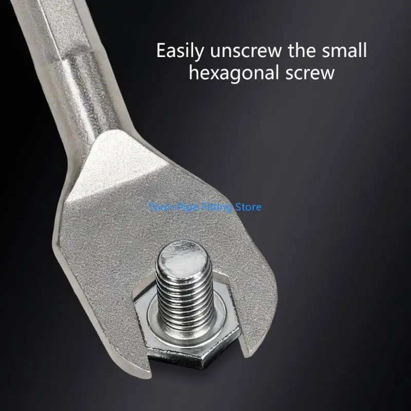 F92B Lightweight Miniature Wrench With 6 Different Size 4.0Mm Hexagonal Screwdriver Handle 6 Interchangeable Heads