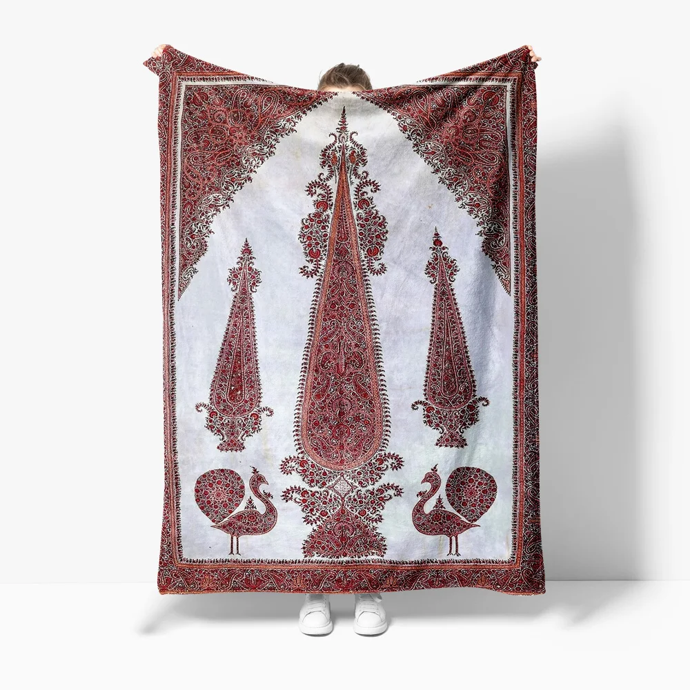 

Хлопковое одеяло с принтом пейсли, чехол для дивана-кровати, декоративная наволочка, покрывало для дома, гостиной, спальни