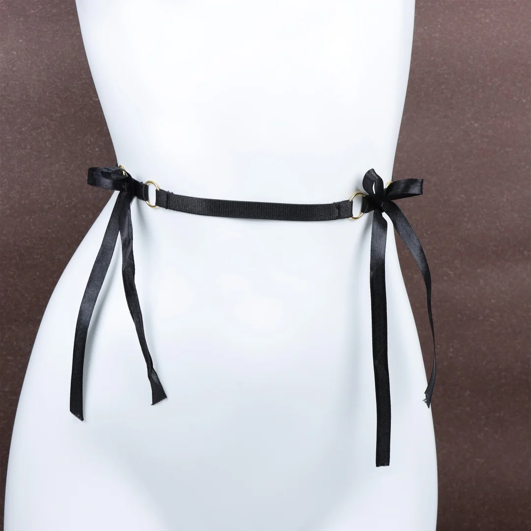 Fabric Belts for Women Silk Sash Belt Delicate Bow Tie Lightweight Skin Friendly Universal Size Party Date Gift