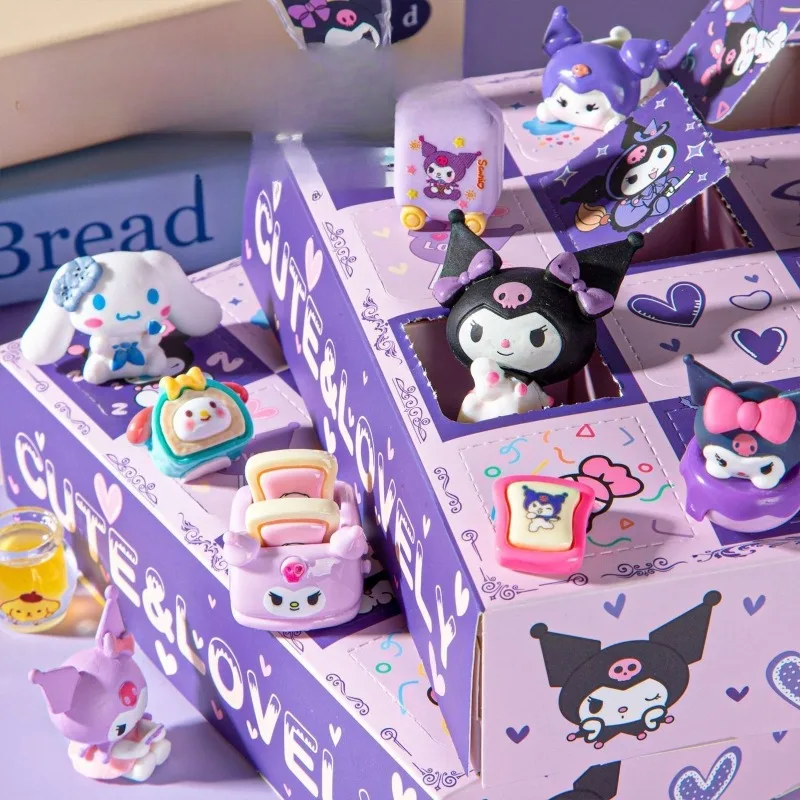Sanrio My Melody Kuromi Hello Kitty Pop It Blind Box Leuke verrassingsspeelgoedpoppen Mysterie geschenkdoos voor kinderen en verzamelaars