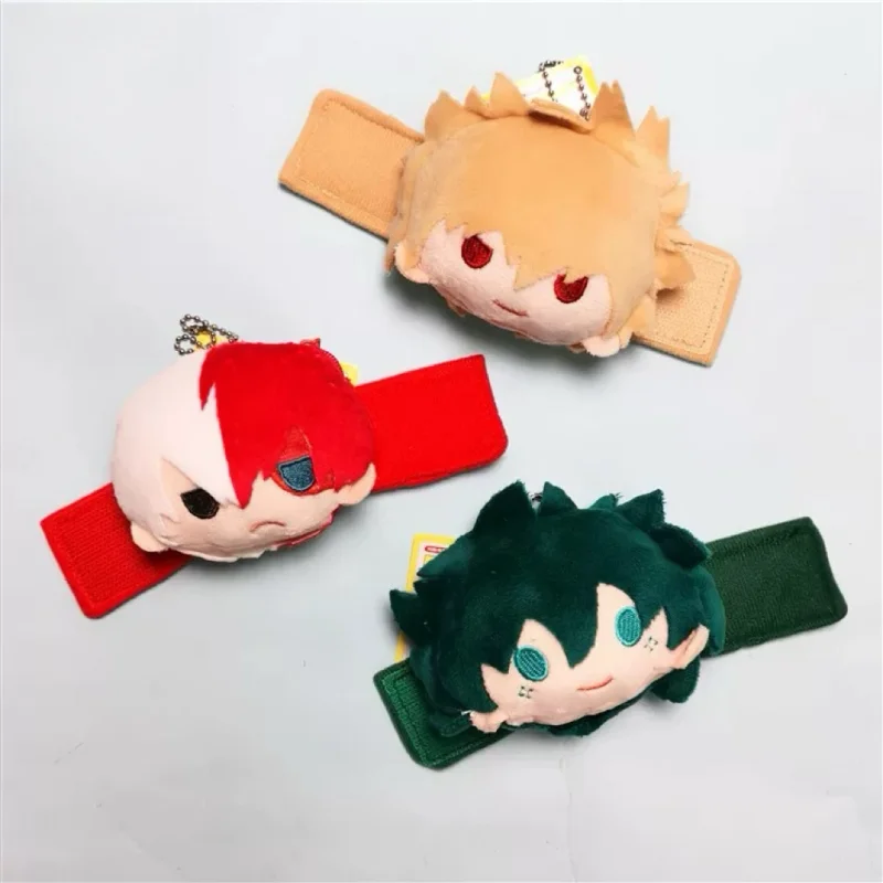 

Anime My Hero Academia Plush Toys Midoriya Izuku Bakugou Katsuki Todoroki Shoto coin purse Keyring Wallet Bag Belt Hanging gift