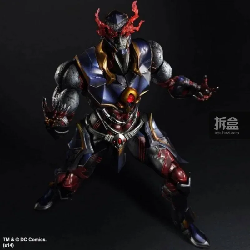 SQUAREENIX Original PLAY ARTS KAI Justice League Series Darkseid Articulated Collectible Action Figure Model Toy Gift for Boys