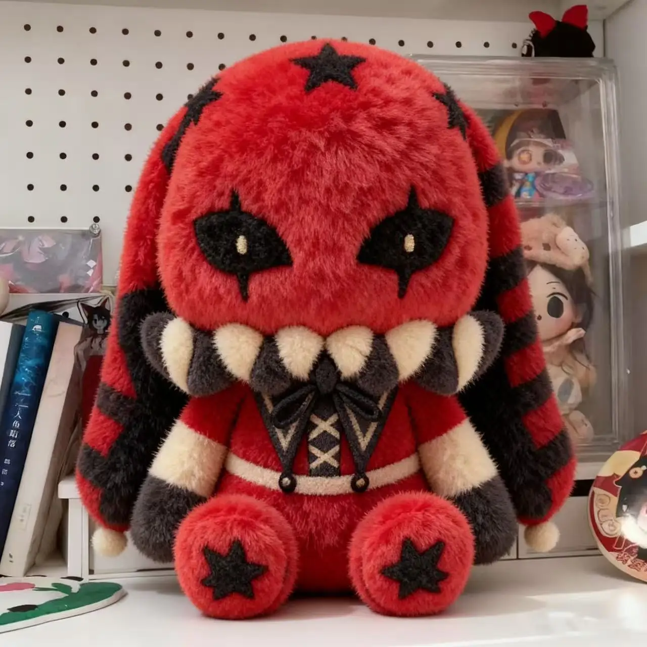 30cm Pierrot Plushie Game Freaks Plush Doll Cute Toys Stuffed Pillow Periphery Room Decoration Halloween Christmas Holiday Gifts