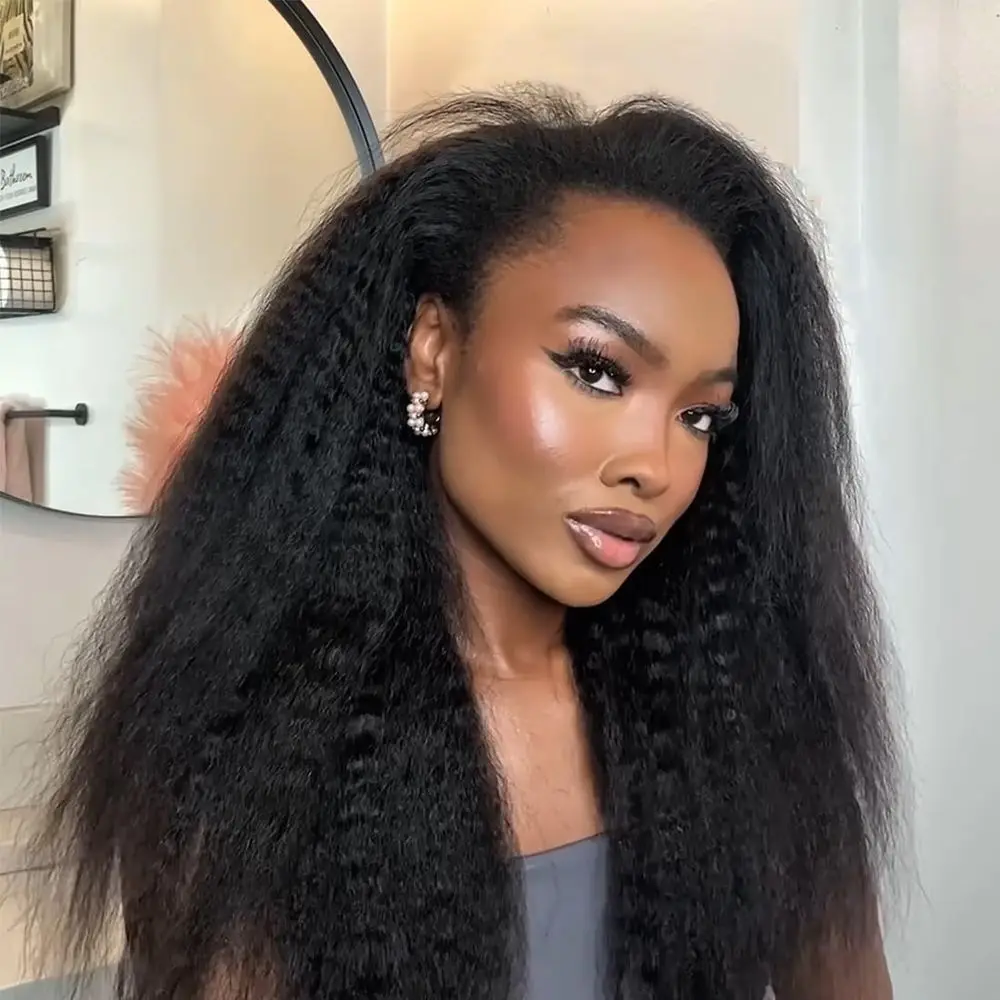 

20 Яки Прямой полупарик 3-в-1 с завязкой для чернокожих женщин — бесклеевые, приятные для начинающих, человеческие волосы